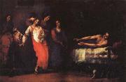 Giovanni da san giovanni The Wedding Night oil on canvas